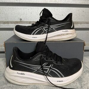 Asics Gel-Cumulus 25 Mens Running Shoes Black White 1011B792 Size 8.5